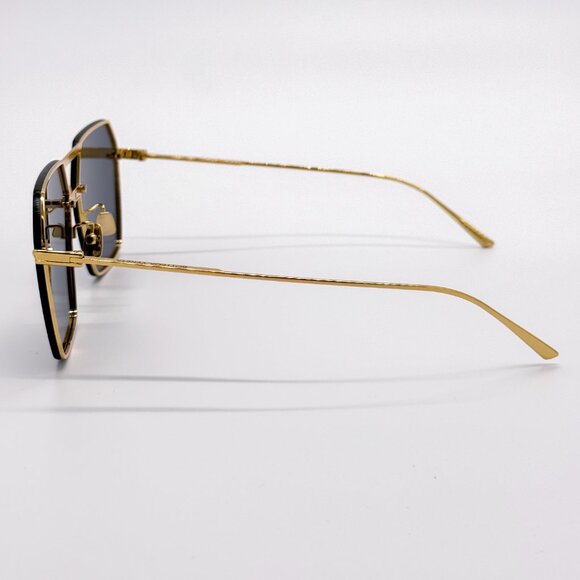 NEW BOTTEGA VENETA BV1045S 001 WOMEN GREY/GOLD SUNGLASSES BOTTEGA VENETA main image 10